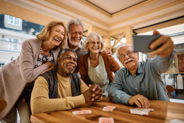 family gathering around for estate planning discussion.
