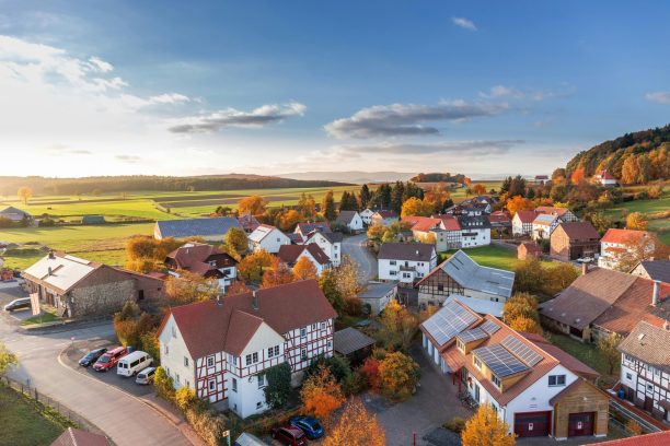 View of rental real estate property to buy and sell.